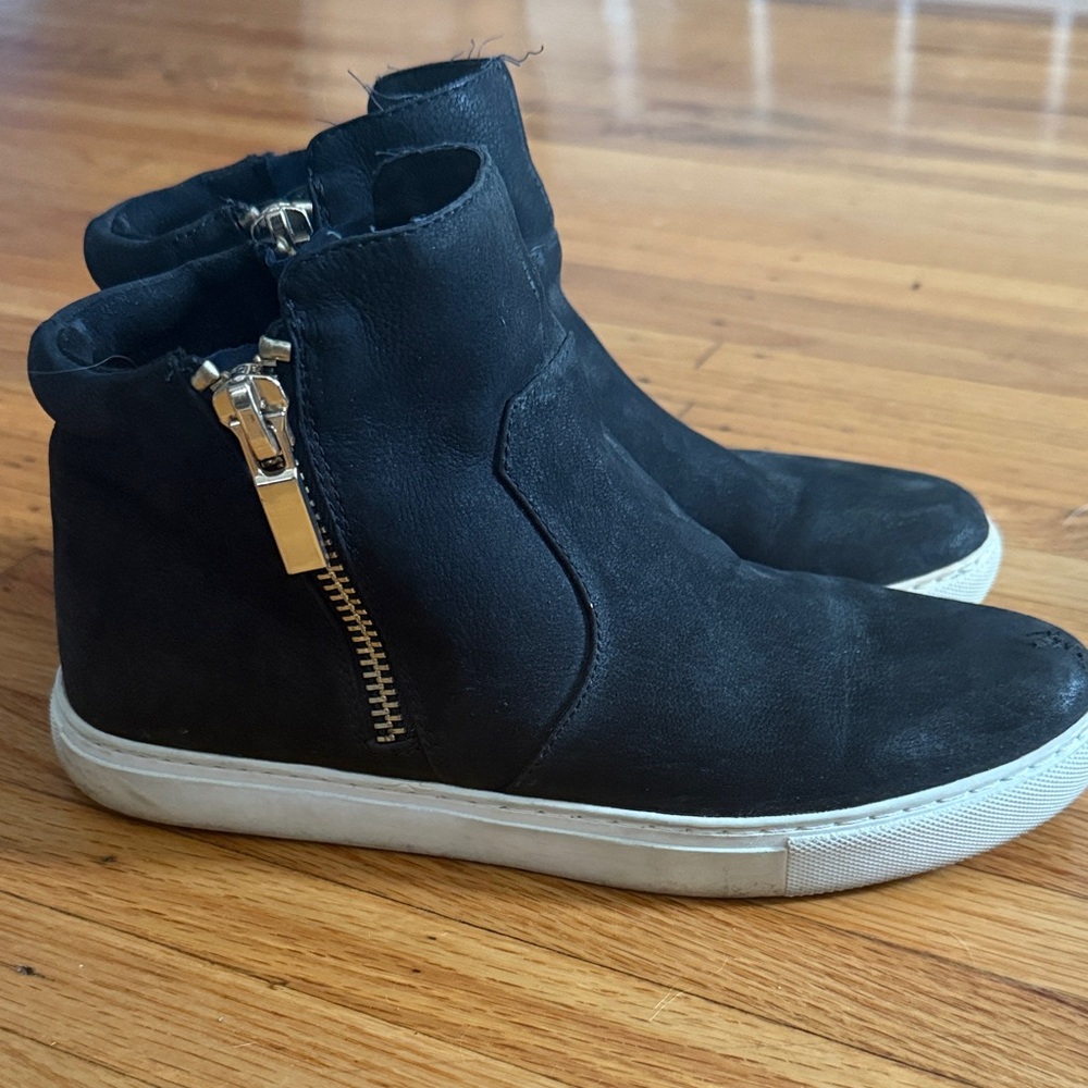 Kenneth Cole Reaction Black High-Top Sneakers